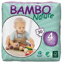 Børneble, tape ble, Bambo Nature, Midi 3 - 5-9 kg,